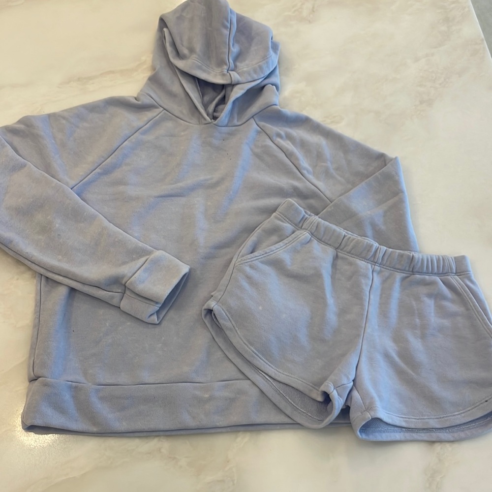 More Than Magic Periwinkle Plush Shorts-Size 7/8